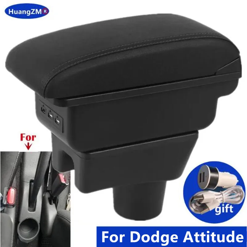 

For Dodge Attitude Armrest Box For Mitsubishi Space Star Car Armrest Storage Box Interior Dedicated Retrofit Car Accessories