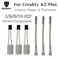 For K2 Plus Hotend Thermistor Ceramic Heating Tube High Thermal Conductivity for Creality K2 Plus heating Block Accessories K2P