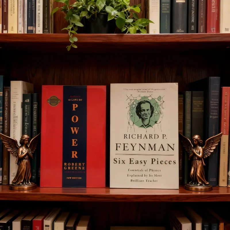 

《48 Laws of Power》+ 《Six Easy Pieces》Шисть простых уроков в силовых играх и фундаментальных законах реальности Рождественский подарок