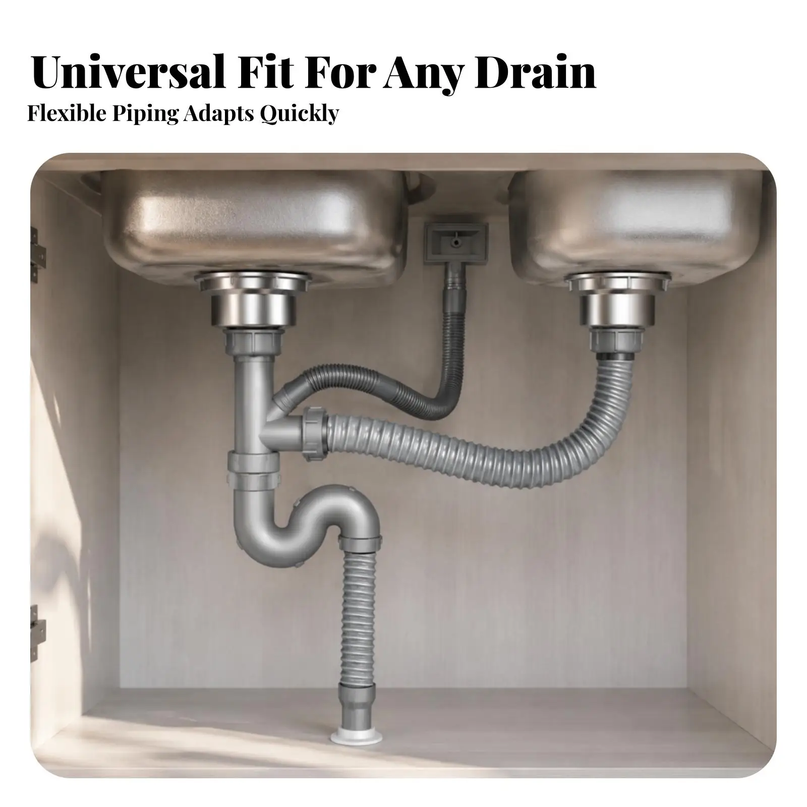 two-chamber-sink-drainage-kit-corrugated-pipe-40cm-and-50cm-sections-leak-resistant-abs-stainless-steel-for-kitchen