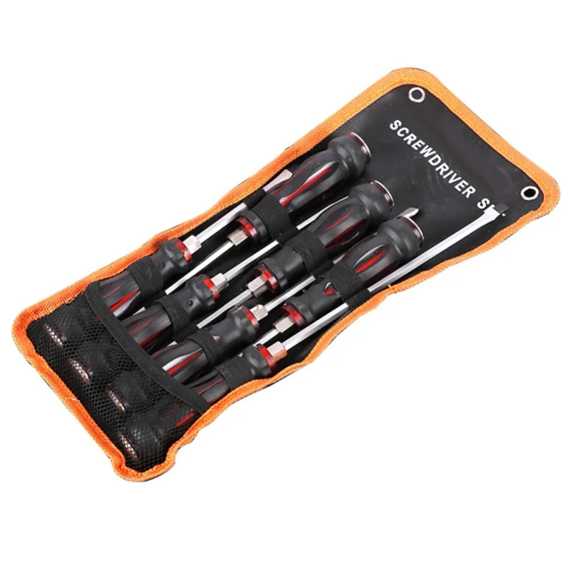 7Pcs Screwdriver Set High Strength Hardness Multifunctional Comfortable Hand Feeling Magnetic Screwdriver 7Pcs