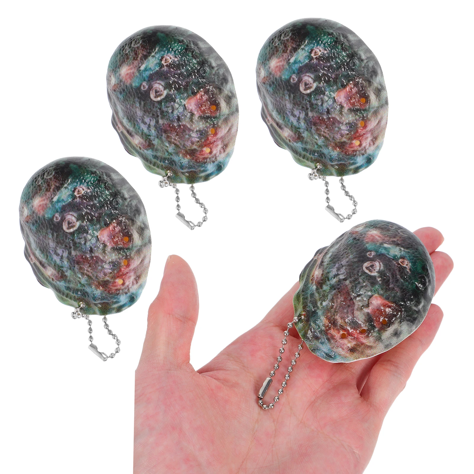 

4 Pcs Push Water Gun Abalone Shell Shooters Squirt Designed with An Motif Child