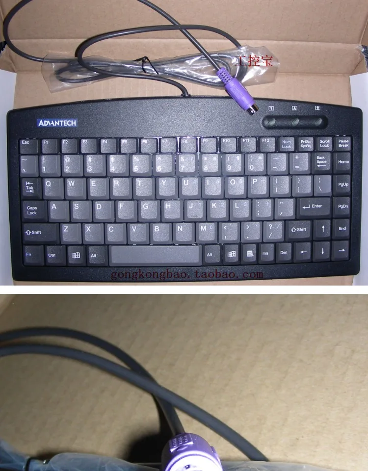 

High quality Advantech 114A/8231 industrial 88 keypad IPC-510/610L 96KB-88P2-B-CN1 round port PS2