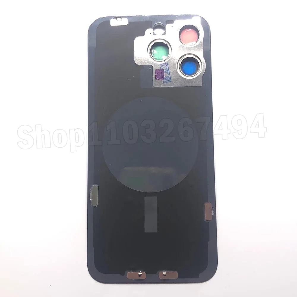 Top OEM Quality One Glass Unibody Back Glass With Metal Panel Frame for 15 Pro Max 14 Plus Rear Door Housing Parts Repair