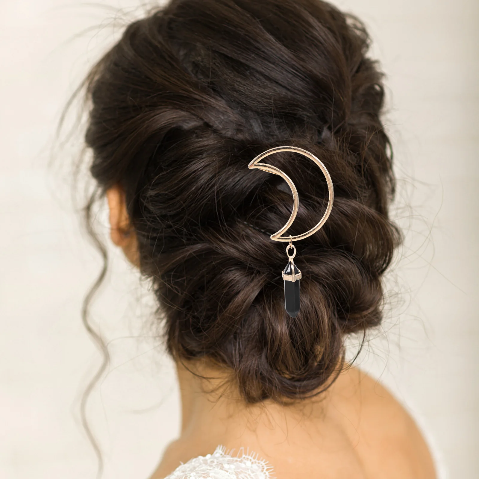 

8 Pcs Women Clips Crescent Shape Alloy Bobby Pins Hair Accessories for Party Wedding in 8 Colors Durable Easy to Use Hair Care