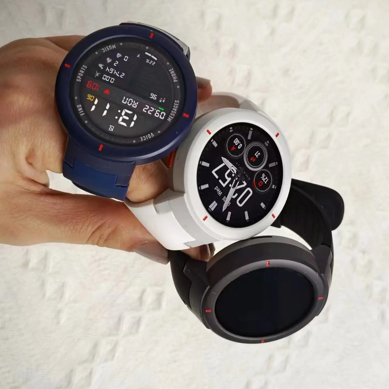 Imagem -02 - Amazfit-verge Smart Ver Versão Global com Tela Amolada Tela de Reprodução Musical Gps Ip68 à Prova Dágua Instrução 24 Horas 99novo