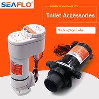 SEAFLO RV Toilet Pump Electric 12V/24V Boat Pump Marine Toilet Manual Pump Assembly Accessories