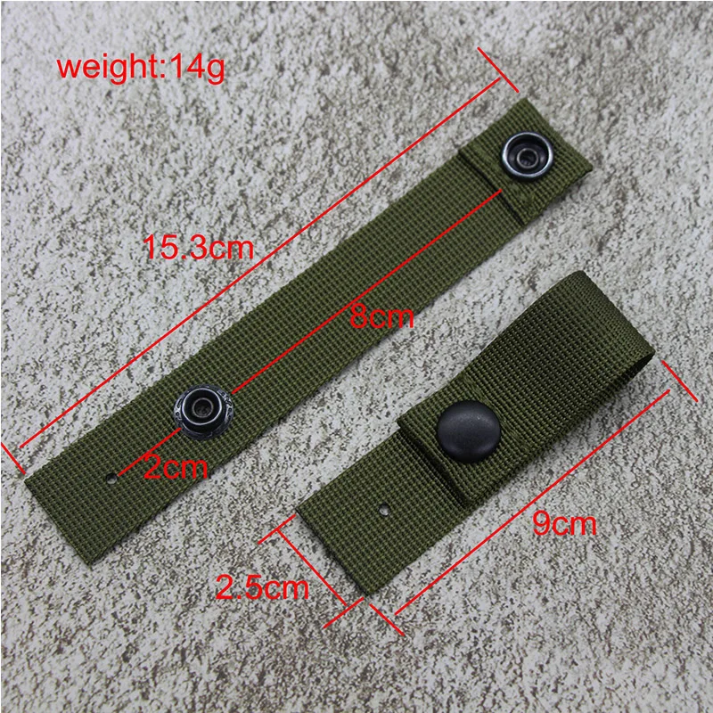 2PCS/SET Tactical Goggle Retention Straps for MICH/ACH/FAST/M88 Helmet MOLE Helmet Fixing Strap Hunting Accessories