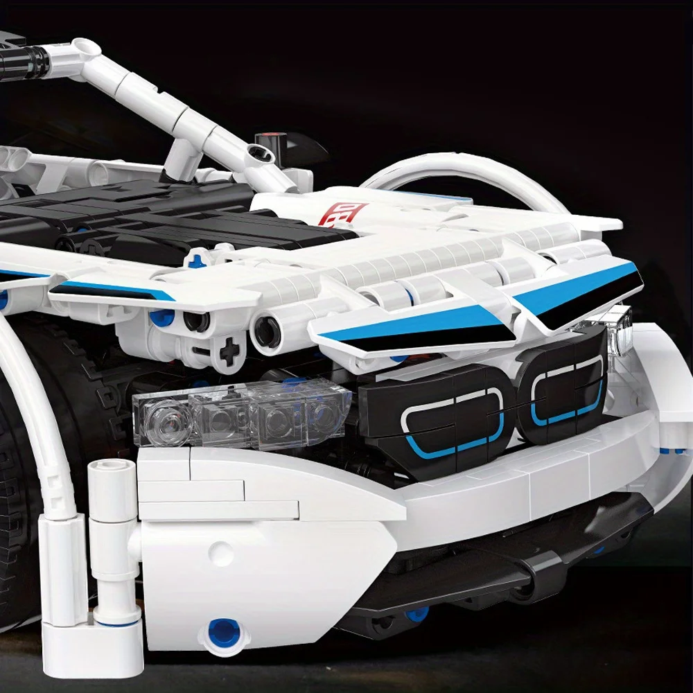 تكنيك الرياضة سباق السيارات 1263 قطعة اللبنات مجموعة عالية التقنية سباق السيارات نموذج الطوب السنة الجديدة عيد الميلاد هدايا عيد الميلاد