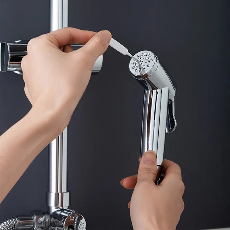 10-40PCS Shower Head Cleaning Brush Anti-clogging Micro Nylon Brush Cleaning Tool for Bathroom Kitchen Phone Hole image 5