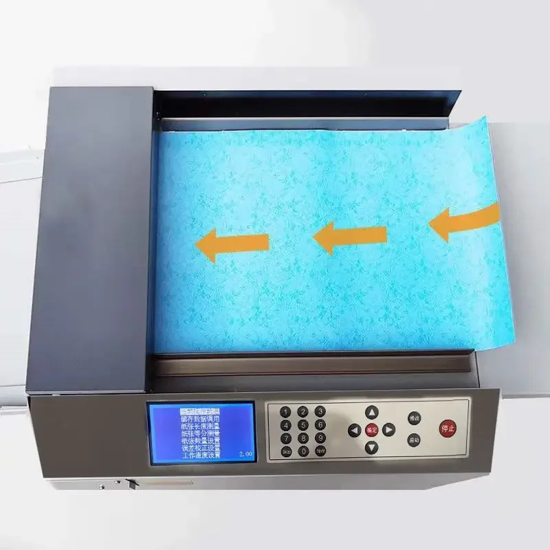 Automatic creasing machine Digital origami dotted line Rice noodle solid line Manual creasing machine