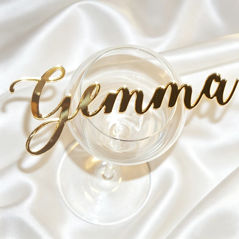 

Personalized Acrylic Name Wedding Name Place Cards Table Decoration Custom Acrylic Name Sign