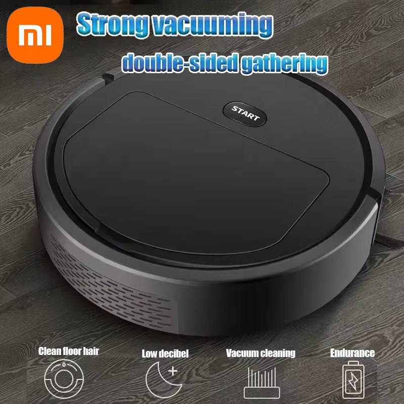 

Xiaomi Home Automatic Floor Robot Mini Portable Intelligent Vacuum Cleaner USB Rechargeable Wet and Dry 5-in-1 Home Sweeper