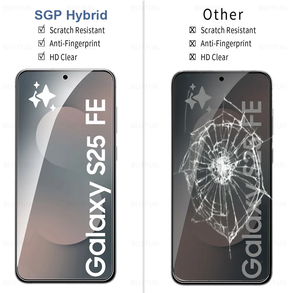 Samsung Galaxy S25 FE用 強化ガラス 2枚入り SamsungS25FE GalaxyS25FE S25FE S 25 F E 5G 画面保護フィルム スマホカバー