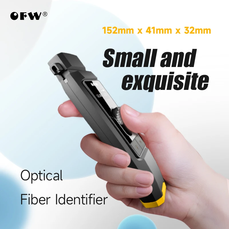 Imagem -04 - Ofw Optical Fiber Identifier Live Detector Visual Fault Locator Led Light 7001700nm mm sm