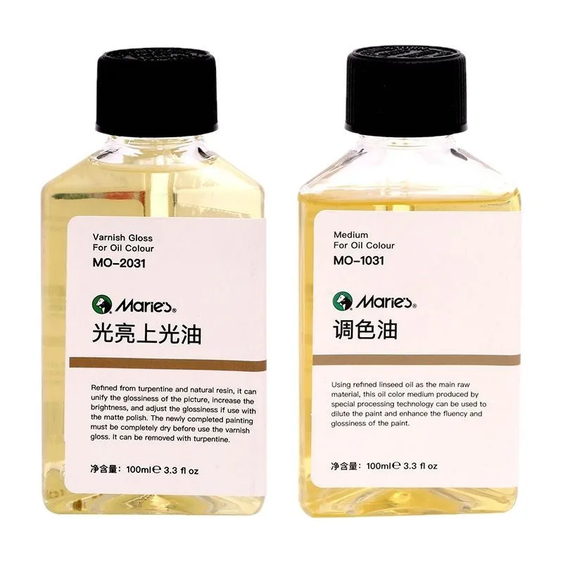Toning Oil Thinner Oil Paint Medium Thinner 100ml Toning Oil Cleaning Liquid Pen Washing Liquid Toning