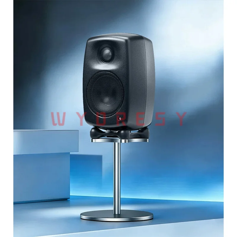 WYORESY for Genelec (G1/G2/G3/8010/8020/8030) Desktop Stand Shock Absorption Eliminates Desktop Resonance Optimizes Pure Soundst