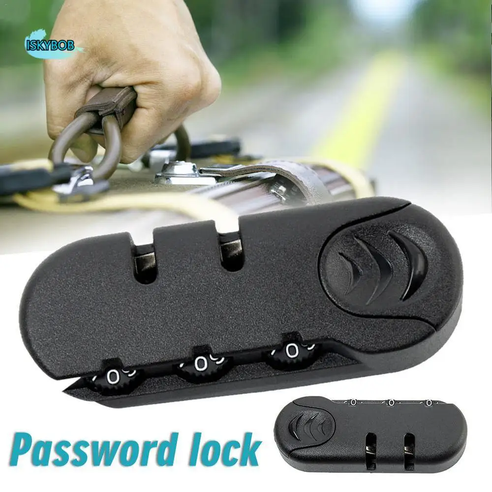

3 Digit Anti-theft Bag Accessories Fixed Lock Combination Padlock Locks Luggage Suitcase Lock Code Lock