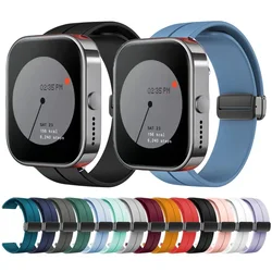 Magnetic Folding Buckle Band for CMF Watch Pro Silicone Strap for CMF by Nothing Watch Pro Watchband Bracelet