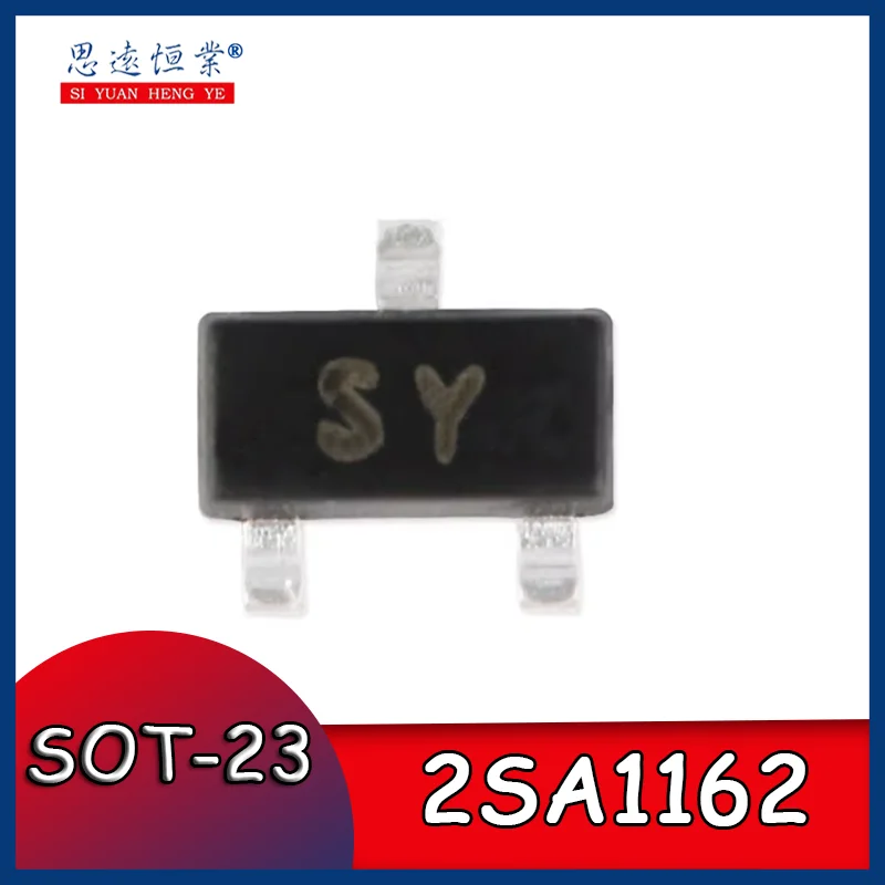 50pcs Original genuine 2SA1162 SY SOT-23 PNP transistor 50V/150mA surface mount transistor
