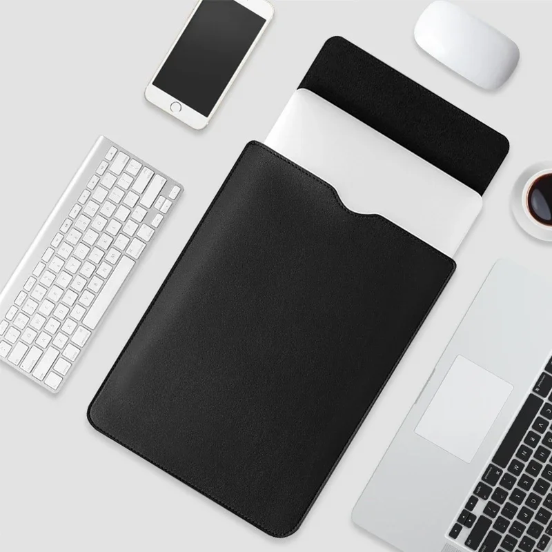 15.6インチのラップトップケース、防水、タブレット用の独立したポケット付き、MacBook対応、耐久性のある耐衝撃カバー、旅行やビジネスに最適