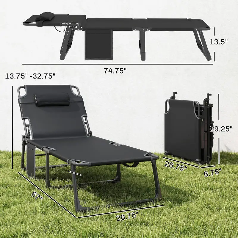 chaise longue con seduta in rete traspirante