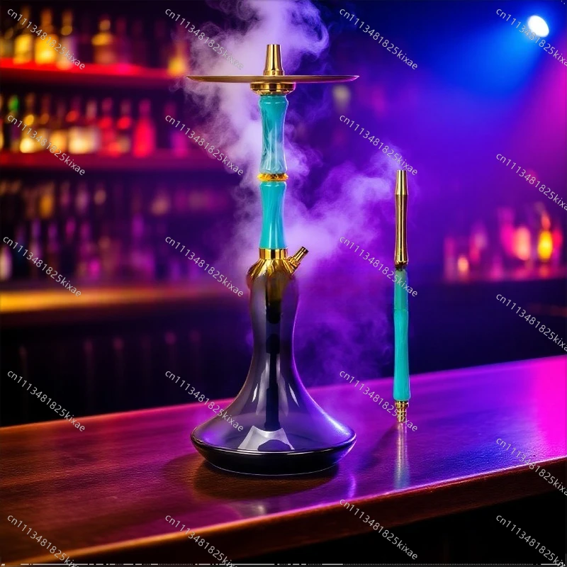 For Single Tube Set Ocean Glass Pipe Arab Bong Bar