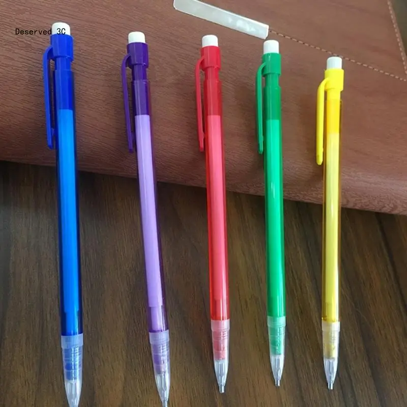 20Pcs Colorful Mechanical Pencil with Eraser 0.7MM Artist Pencil Drawing Automatic Pencil for Kid Adult Writing Drawing