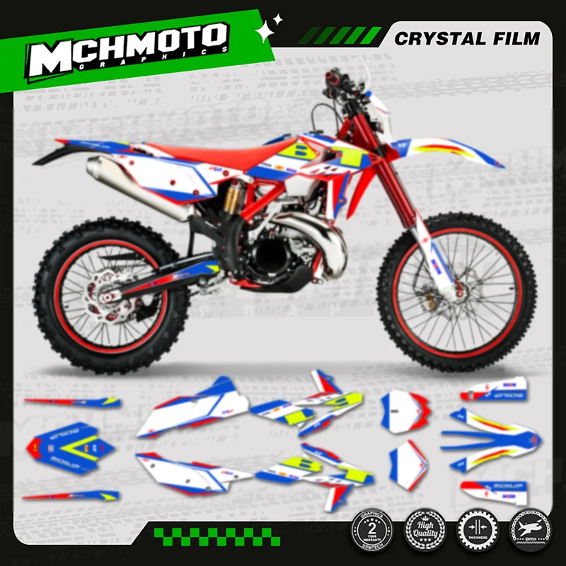 MCHMFG Motorcycle Team Motorcycle Decal Stickers For Beta RR 2013-2017 2013 2014 2015 2016 2017250 300 350 -008