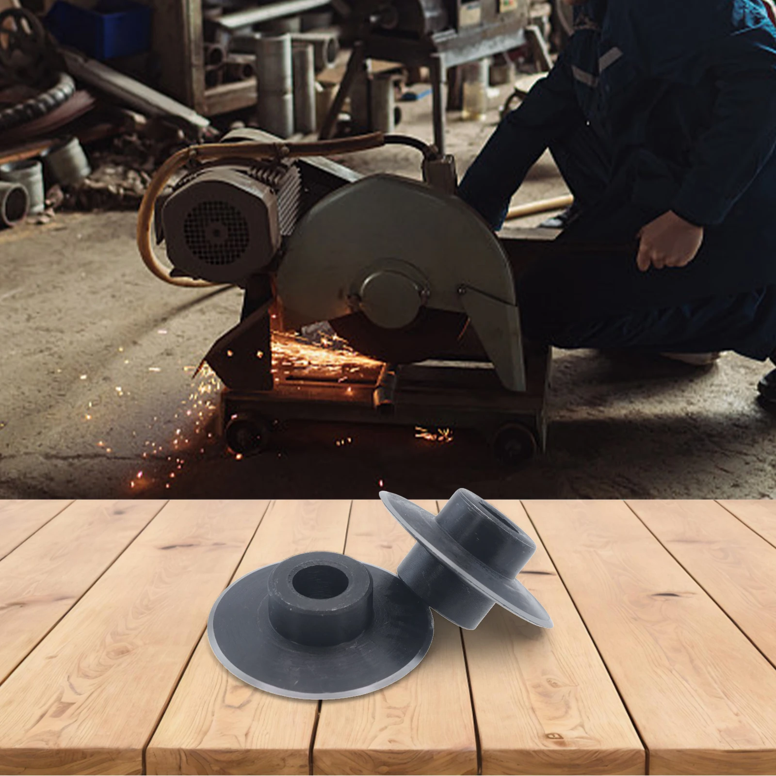 2Pcs Metal Wheels Replacement Blades Two Electric Pipe Sheathing Machine Cutter Wheels For Cutting Blade Sheathing Machine