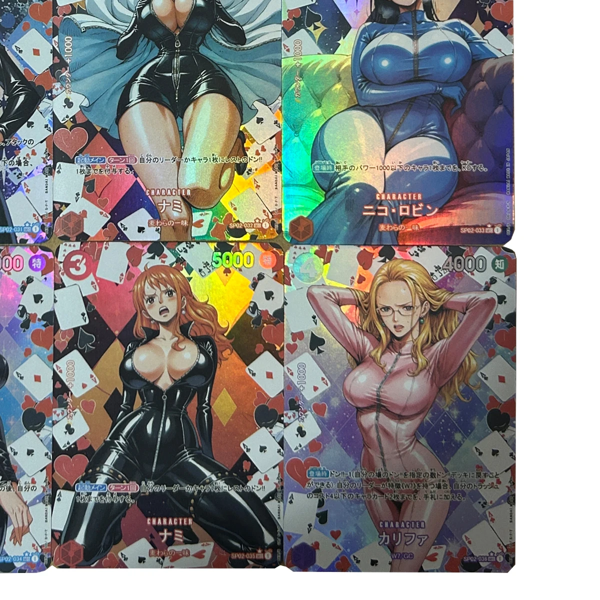 9 Pz/set Fai Da Te Self Made One Piece Robin Nami Poker Uniforme Collezione di Carta di Colore Flash Opcg Kalifa Anime Carte Regalo Giocattoli