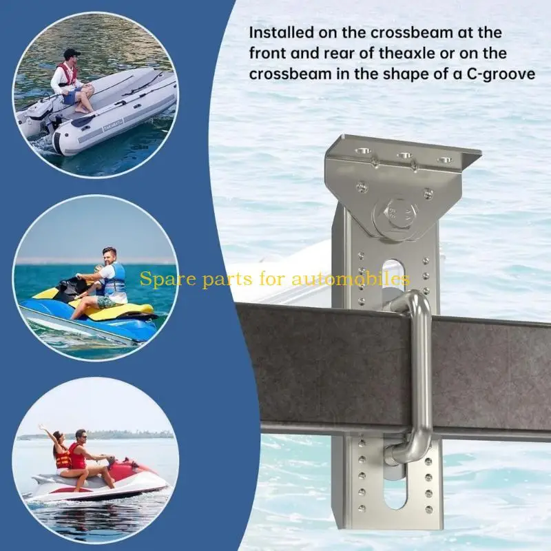 

H58F Опора двухъярусных кронштейнов прицепа для лодок с поворотным верхом, регулируемыми U-образными болтами, сверхпрочная для и