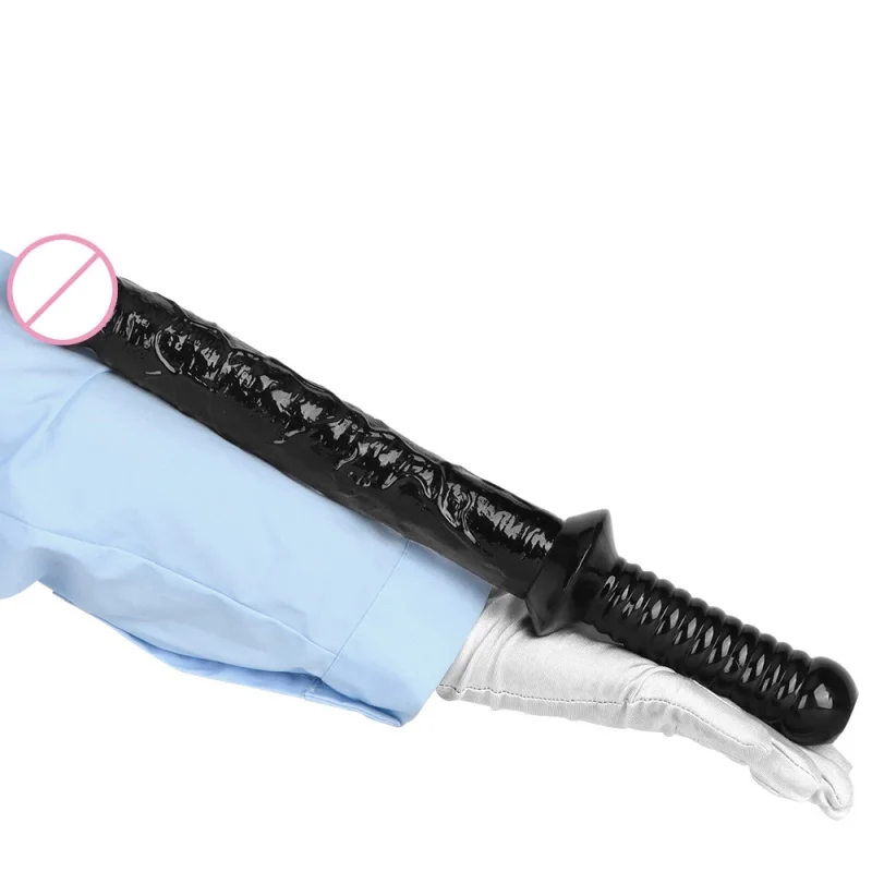 Dildo super lungo Plug anale con manico Pene Big ButtPlug Masturbazione femminile Giocattoli sessuali per donne Uomini Coppia Aduts Prodotti 18+