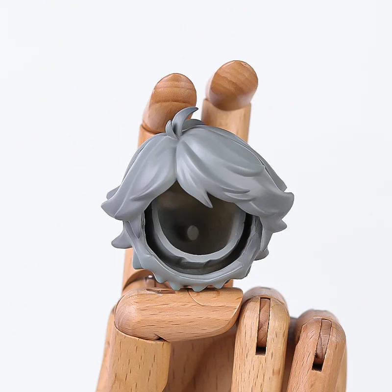 Ob11 boneca de plástico substituição de cabelo cabeça molde acessórios para obitsu11 gsc corpo 1/12 bjd cabeça escudo boneca corpo menino menina