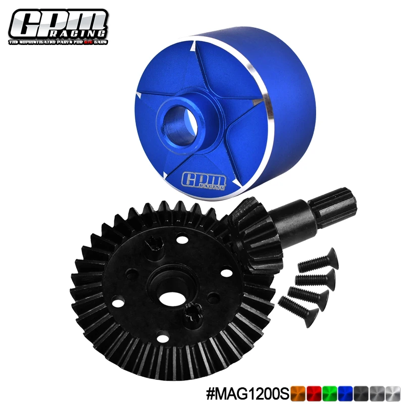 GPM  1/10 Granite Vorteks Infraction CS Ring Gear 37T&Pinion Gear 13T&Diff Case