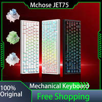 Mchose Jet 75 Mechanical Keyboard Magnetic Switch Gaming 8K Office Customization Special Wired Low Latency FPS Laptop PC Gaming