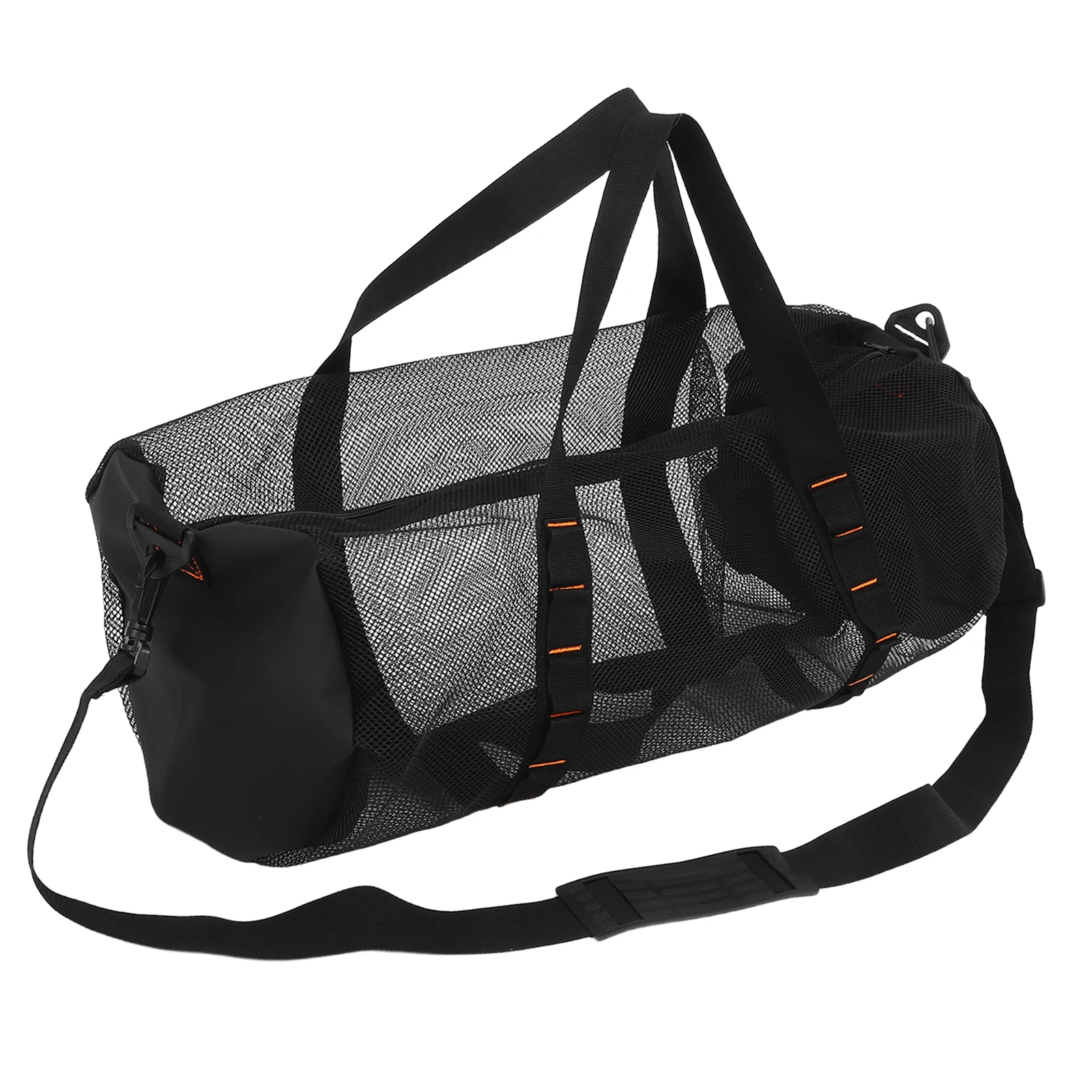 

Cylindrical Beach Bag Dive Mesh Equipment Swimming Bags for Adults Women Vacation Scuba Backpack Travel Diving