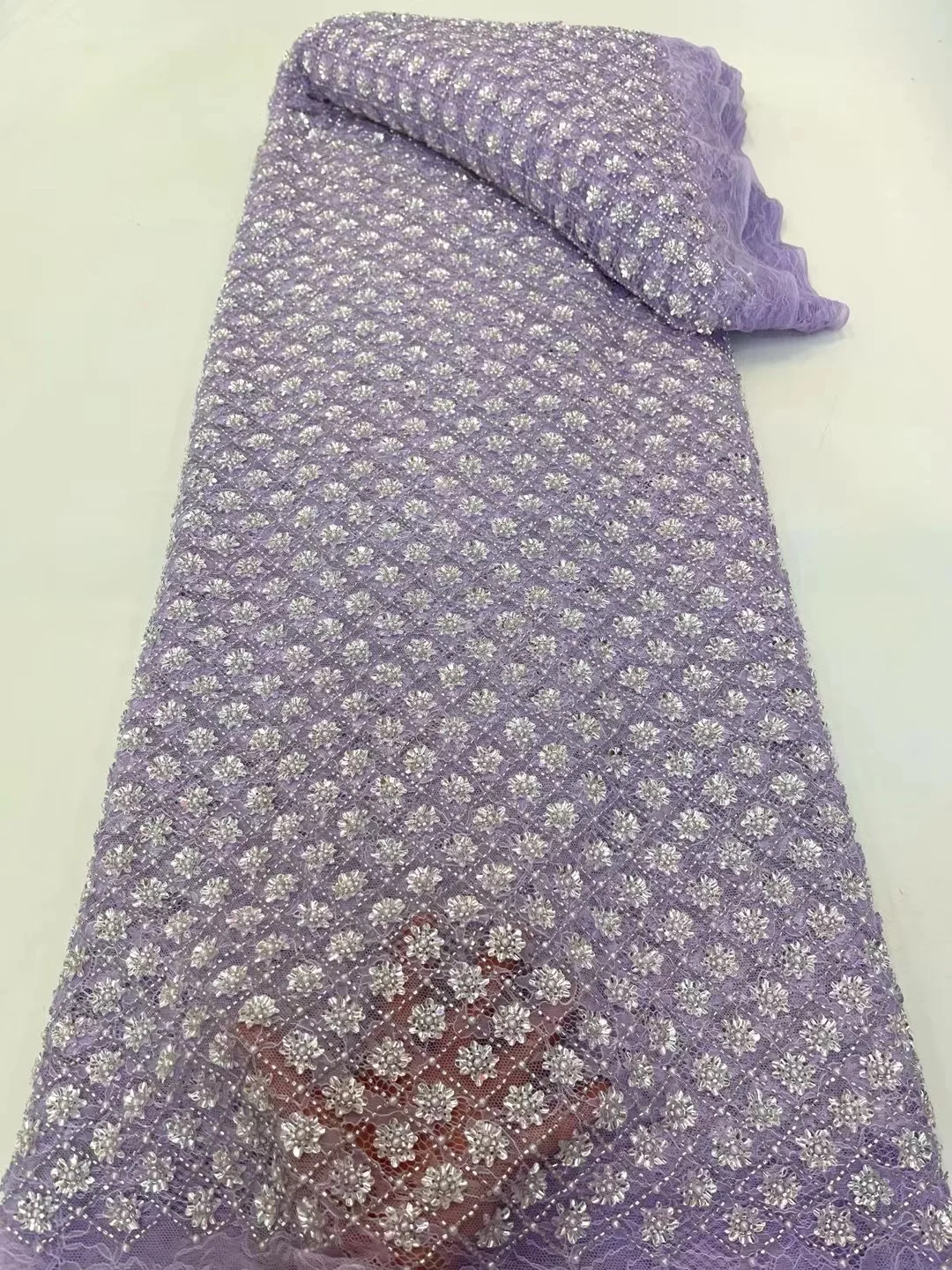 Gold African Lace Fabric 2025 French Nigerian Lace Bridal High Quality Swiss Net Tulle Lace Fabric For Wedding Party