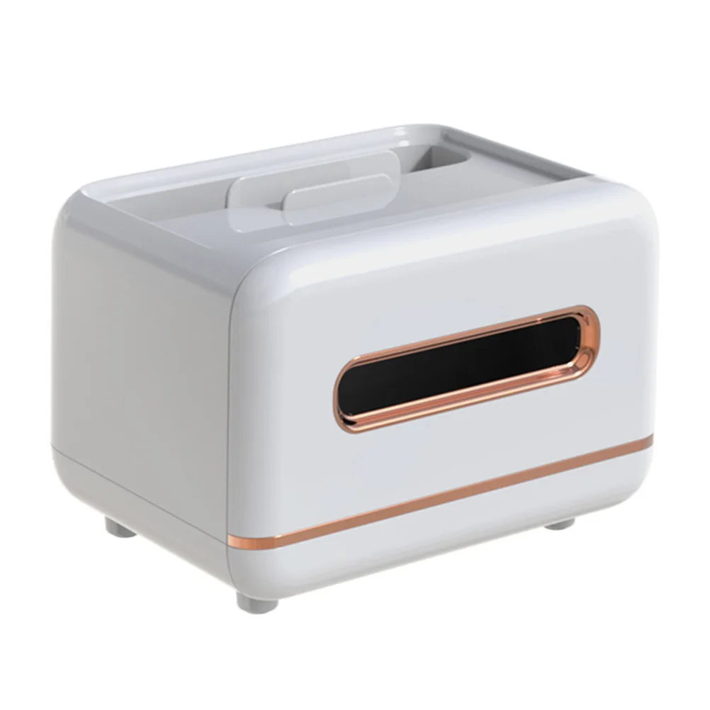 

Multi-Function Desktop Tissue Holder Storage Box Paper Drawer Pen Phone Organizer Household Decorative Stylish