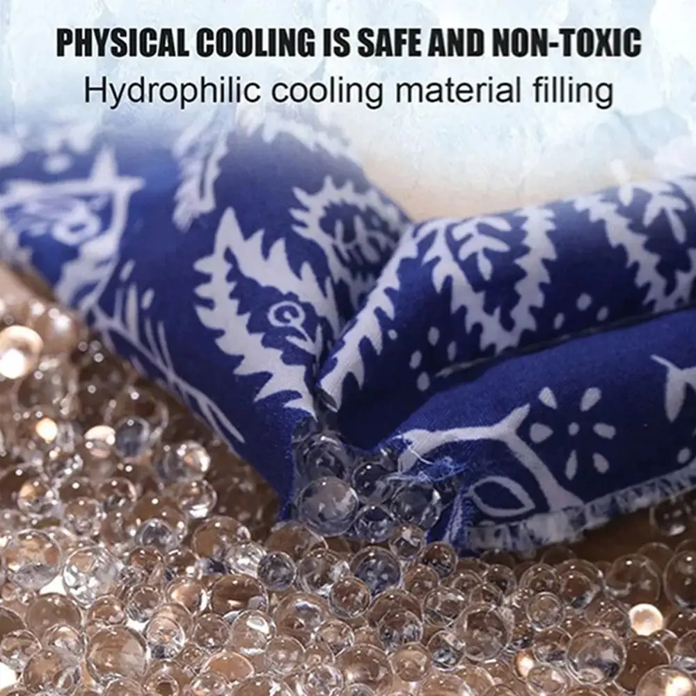 Fashion Physical Cooling Cooling Scarf Sun Protection Wristband Neck Wrap Cooling Bandana Outdoor