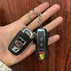 Yaratıcı araba anahtarı kolye bütan çakmak rüzgar geçirmez alev sigara puro araçlar, özel, moda, serin erkek arkadaşı hediye Çakmak için en iyi 10 satış-özel-no. 7