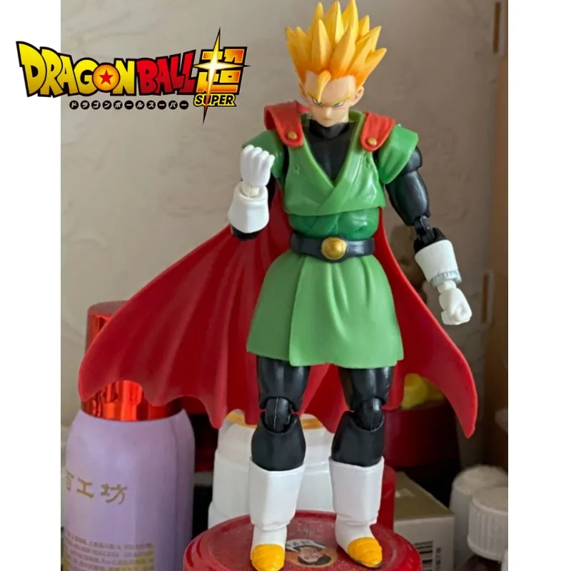 16cm Genuine Dragon Ball Z Shfiguarts Son Gohan Masked Saiyan Model Anime Figure Master Stars Piece Youth Figure Model Toys