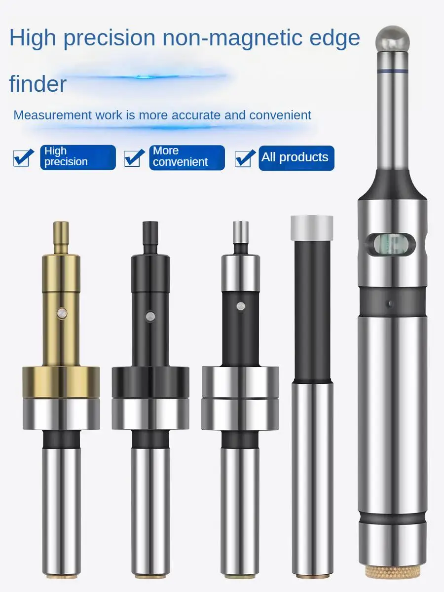 

Non magnetic center bar/ceramic edge finder, high-precision CNC photoelectric ringing type tool setting instrument