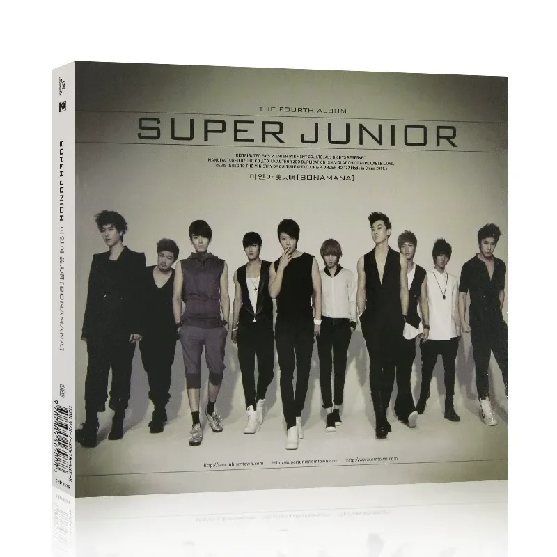 Genuine Super Junior Album BONAMANA Beauty CD with Lyrics Book Revised for Super Junior