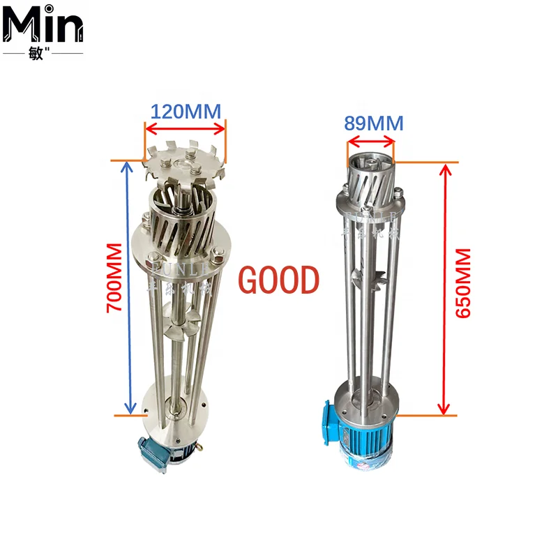 Stainless Steel High Shear Homogenizer Emulsifier Mixer Laboratory Mixing Equipment for Cream Production