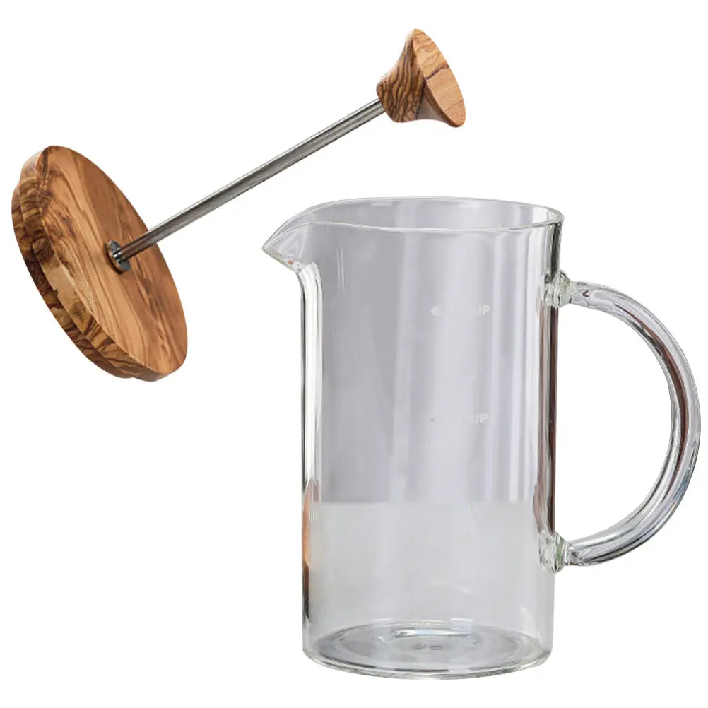 Professional Glass Coffee Maker Reusable Stainless Steel Mesh Filter for Rich Office Kitchen Use