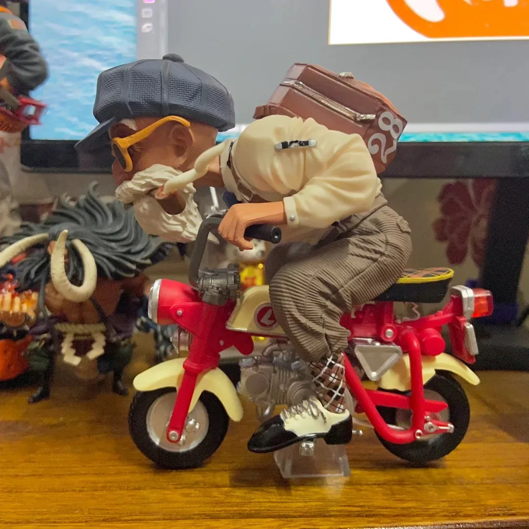 핫 드래곤볼 오토바이 시리즈 애니메이션 캐릭터 피규어 셴론 모델 장난감 크리링 손오공 베지터 트랭크스 슈퍼 사이야인 PVC 선물