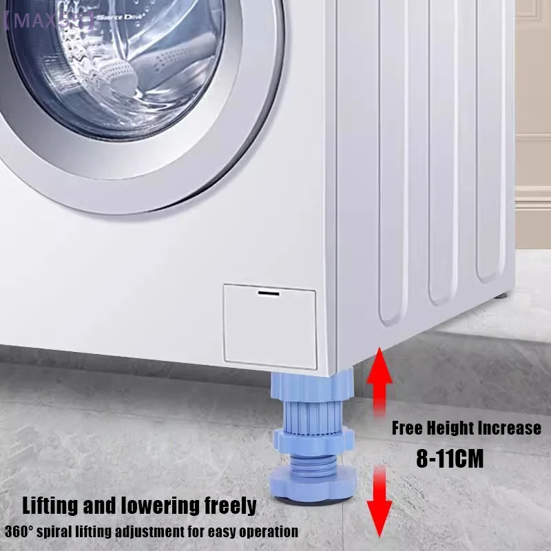 【MAX-55】وسادات قدم قابلة للتعديل لزيادة الارتفاع وممتصة للصدمات وغير قابلة للانزلاق والرطوبة للغسالات #1