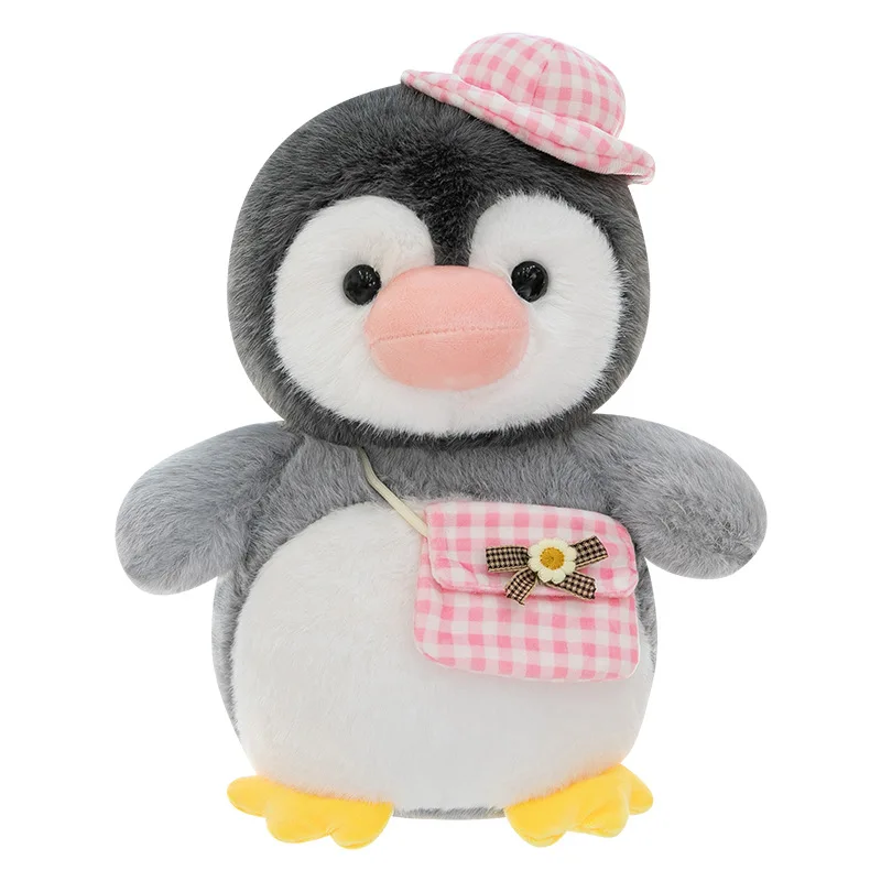 Kawaii pluche Penguin Squad Ocean Series gevulde pop groot knuffelspeelgoed voor kinderen verjaardagscadeau Plushie dierenkussen