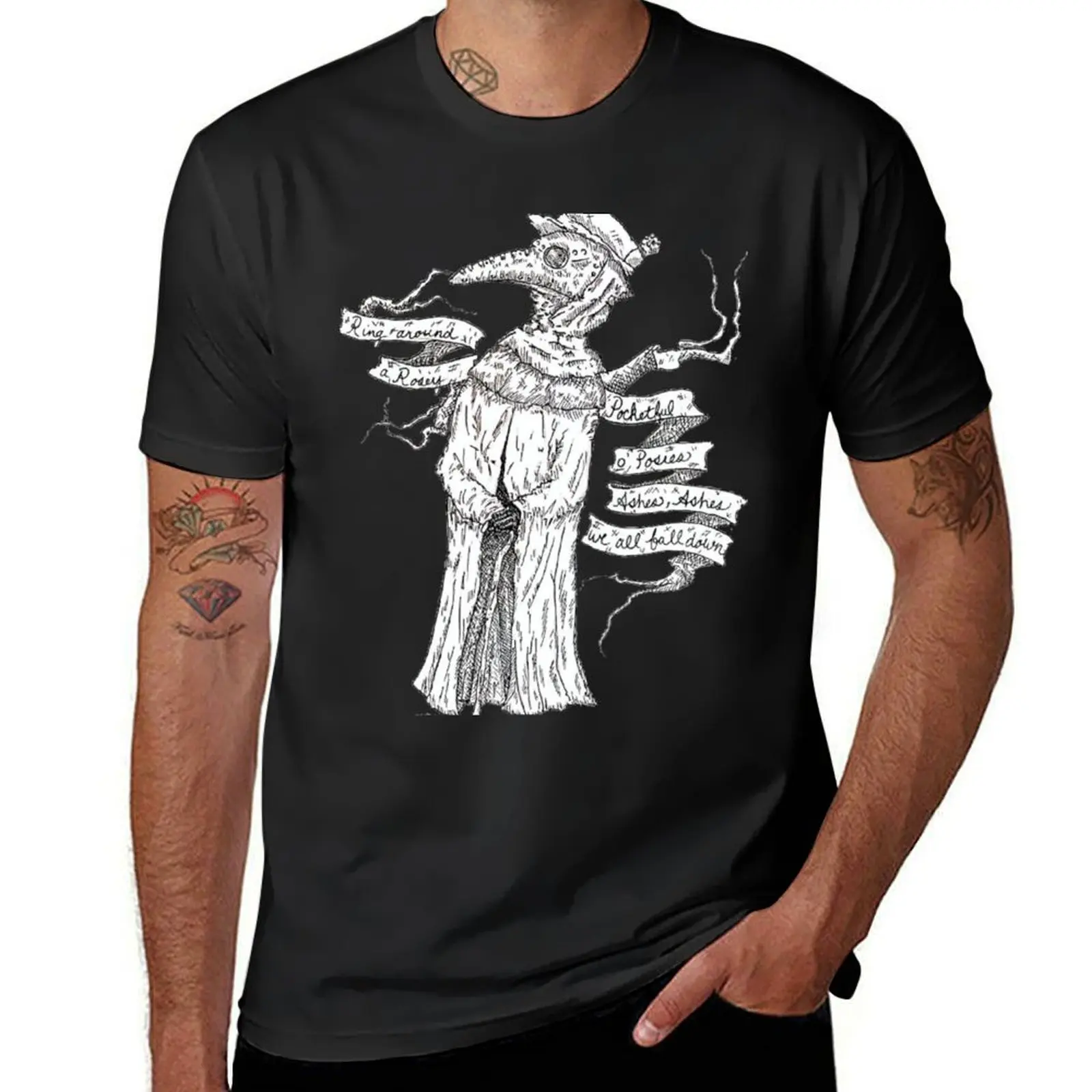 The Plague Doctor's Song T-Shirt new edition boys animal print tops mens t shirts